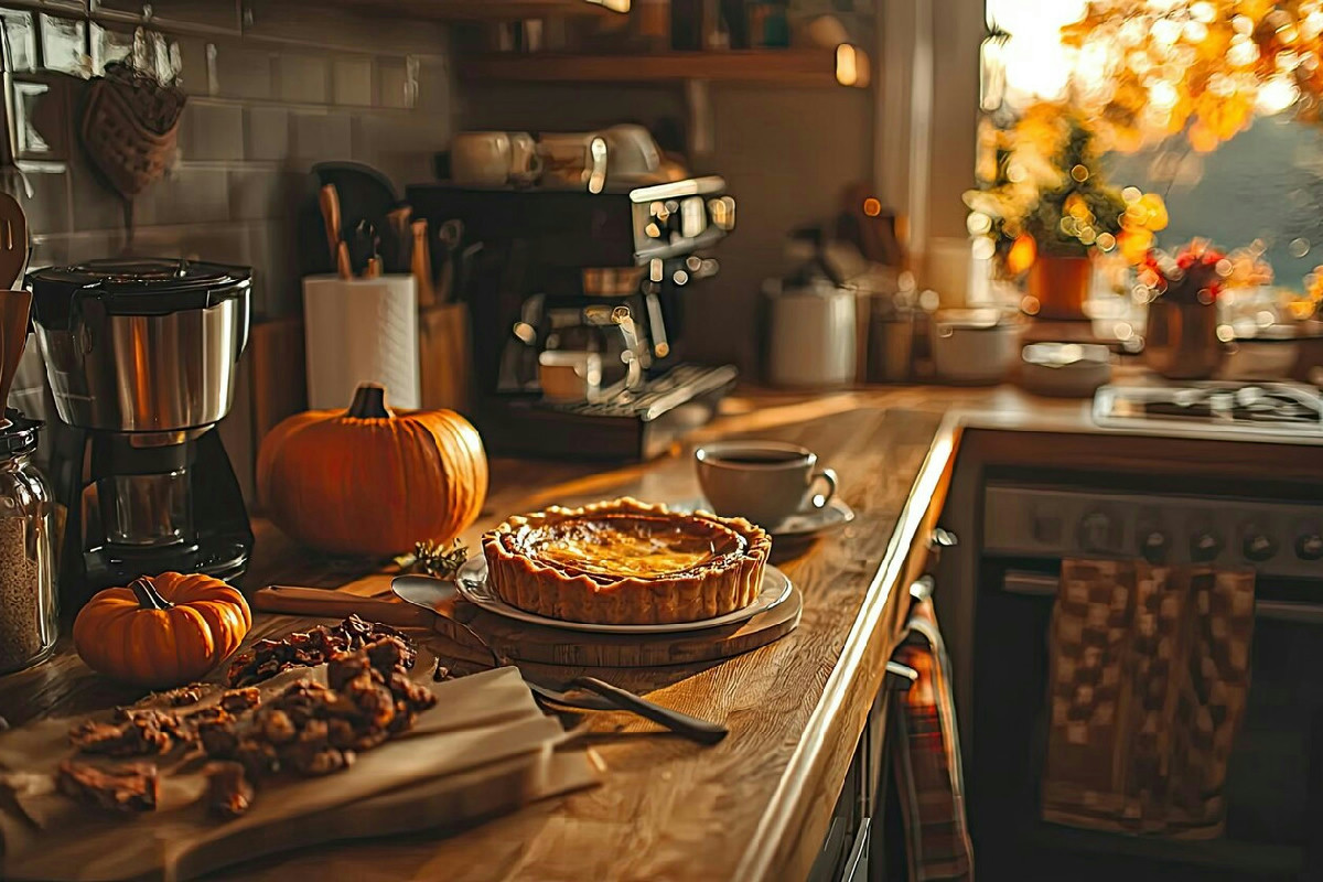 La cucina d’autunno si colora di toni caldi tra gesti semplici e routine quotidiana