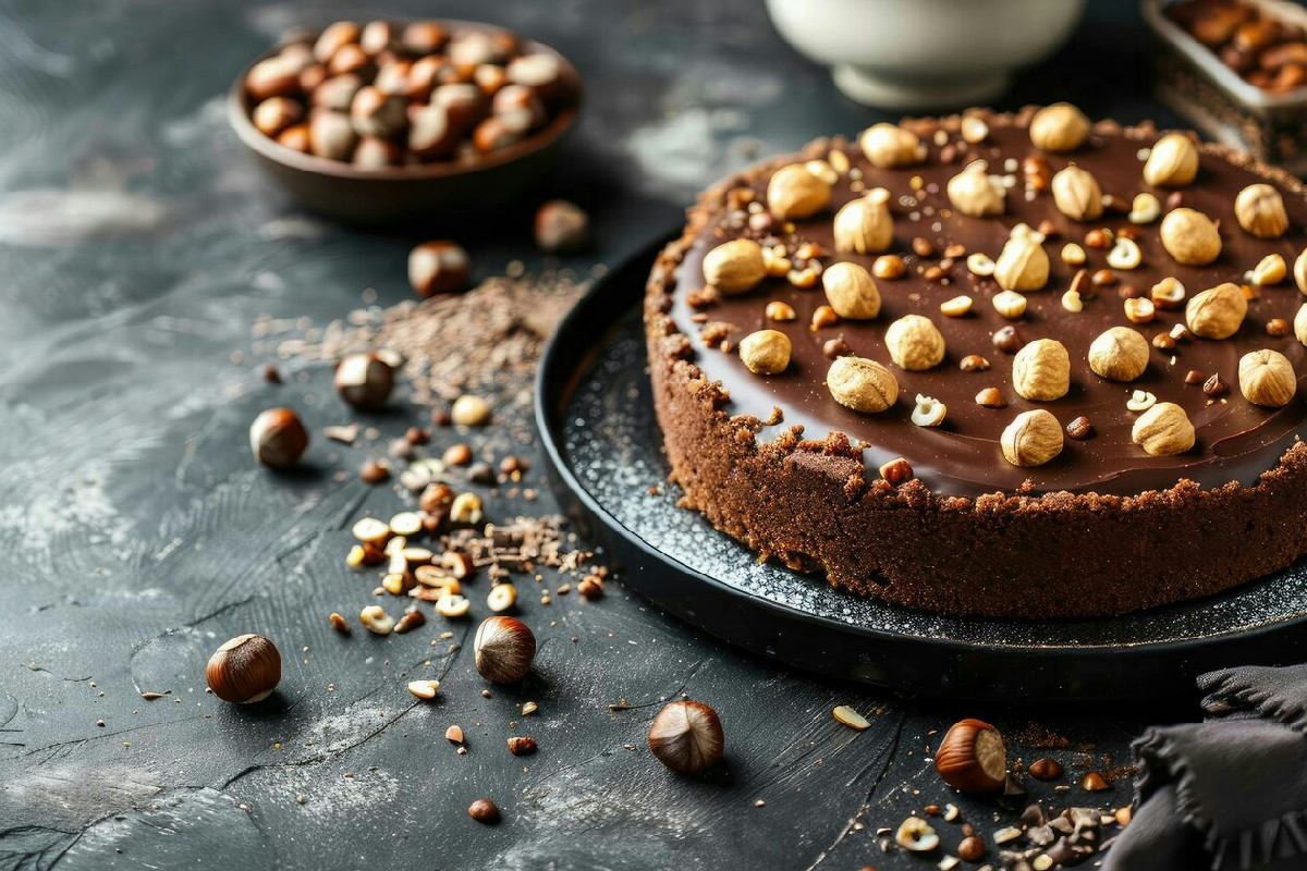 La torta alle nocciole soffice e profumata con soli tre ingredienti e senza farina aggiunta